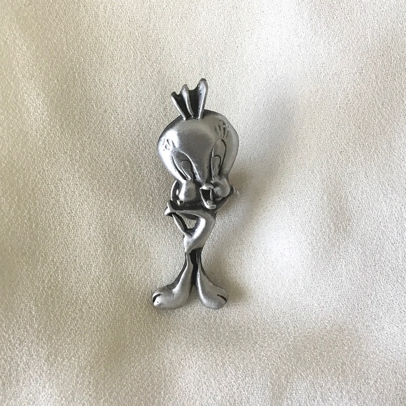 Vintage Tweety Bird, Sylvester The Cat, & Bamm-Bamm Rubble Pins - Picture 2 of 7